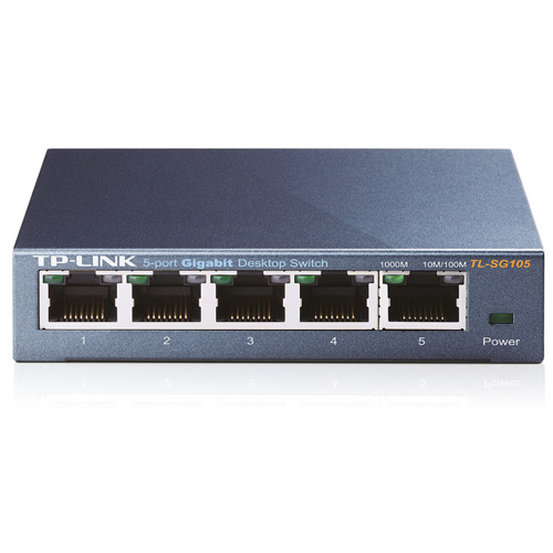45095.jpg TP-Link 5Port 1Gbps Metalen behuizing