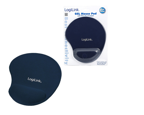 50669.png Mousepad LogiLink Wristpad Blauw