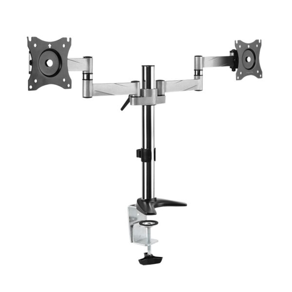 Desk Mount Dual LogiLink 13"-27" <8kg Aluminium