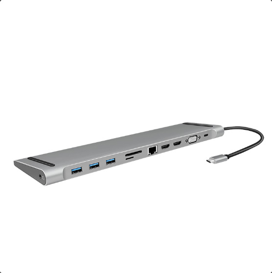 60466.jpg Docking Station Logilink USB-C, 100W, 4K, 11 Port