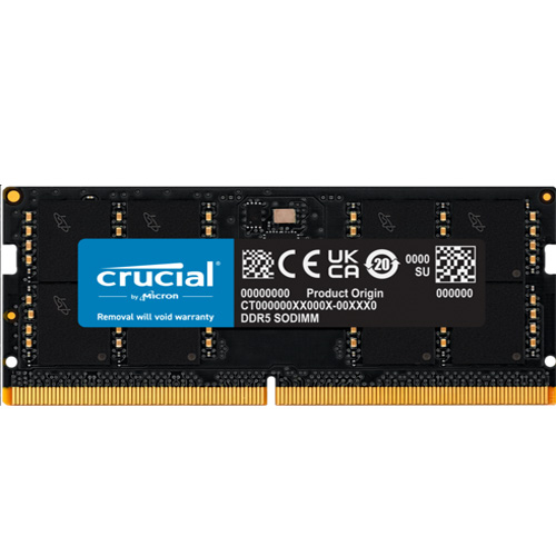 SODIMM 32GB DDR5/4800 CL40 Crucial