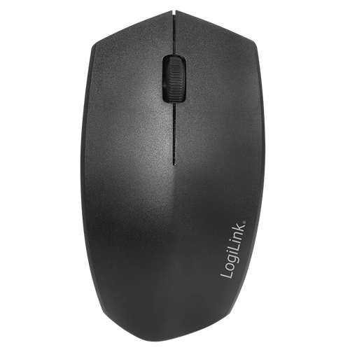 64301.jpg Logilink Ergonomisch Optical Zwart Retail Wireless BT