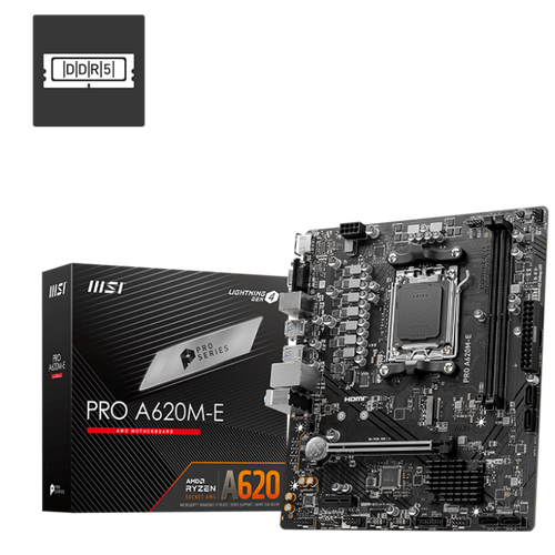 64446.jpg MSI AM5 A620M-E PRO - DDR5/M.2/HDMI/VGA/µATX