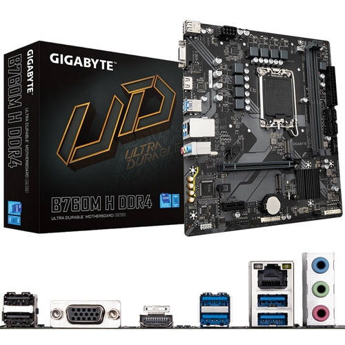 Gigabyte 1700 B760M H DDR4 - M.2/HDMI/VGA/µATX