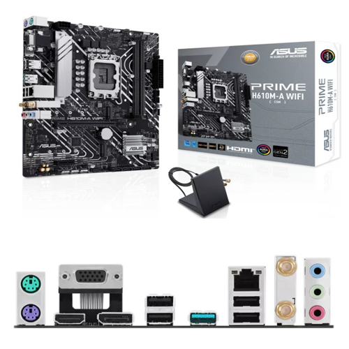ASUS 1700 H610M-A WIFI PRIME - DDR5/2xM.2/DP/HDMI/VGA