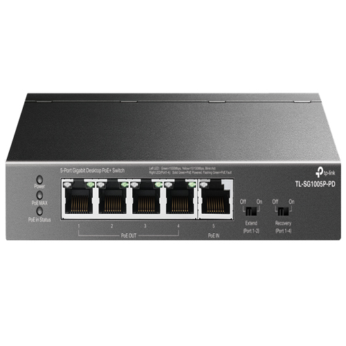 65356.jpg TP-Link 5Port 1Gbps PoE+
