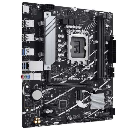 ASUS 1700 B760M-R D4 PRIME - DDR4/2xM.2/HDMI/µATX