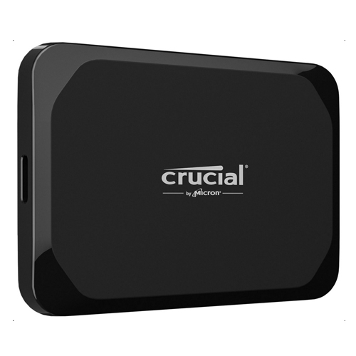 1TB Crucial X9 NVMe/Zwart/USB-C/1050